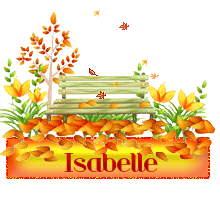 630 - Banc en automne, signature, blinkie,gif animé