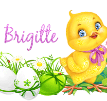 749P - Mon p'tit poussin - Pâques, signature, blinkie
