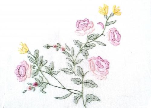 petite broderie terminée.