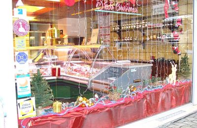 Vitrine décorée...