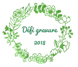 Défi gravure 2018 - 3/6 Tampon caravane