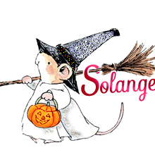 642 - Le sorcier, petite souris, Halloween, signature, gif animé