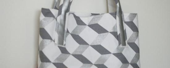 Sac Cubik fluo et argenté 