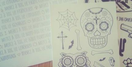 Oh les jolis tatouages éphémères !