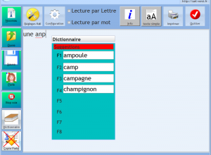Texte Parlant Simple, version 4