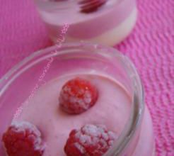 MOUSSE CHOCOLAT BLANC ET FRAMBOISES