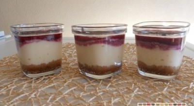 Cheesecake speculoos et coulis fruits rouges (Seb Multi Délices)
