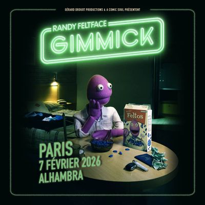 Randy Feltface : La marionnette la plus rock'n'roll du stand-up revient à Paris !