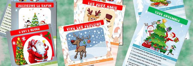 Lis'Santa, Lis'Renne et Lis'Sapin