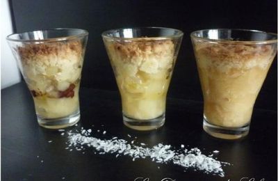 Trio de crumbles en verrines