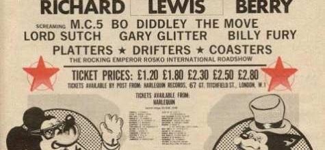 affiche retro rock n roll 