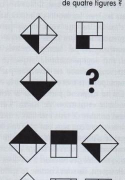 Les questions et sous-tests d'un QI.