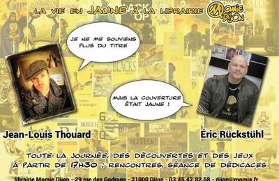 Eric Rückstühl à la librairie Momie de Dijon.