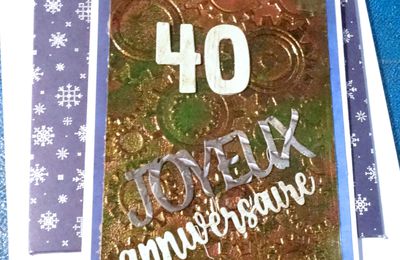 40 ans ! déjà !