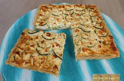 Tarte aux courgettes & feta 