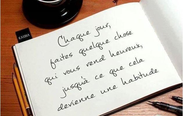 .. une habitude..