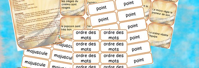 Chass'Phrase: majuscule, point, sens, ordre des mots