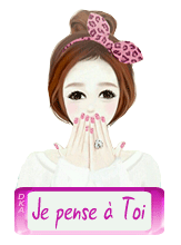 Pensées blinkies, gif anime pensee