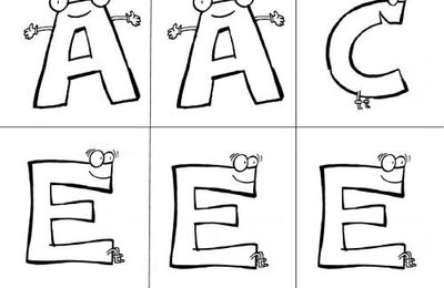 Alphabet prénom à décorer