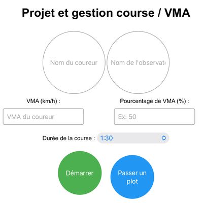 Application Web: gestion projet de course 