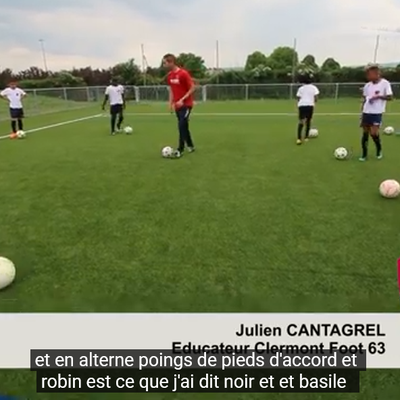 Echauffement 11-12 ans par Julien CANTAGREL Clermont foot