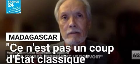 À Madagascar, "ce n'est pas un coup d'État classique" 