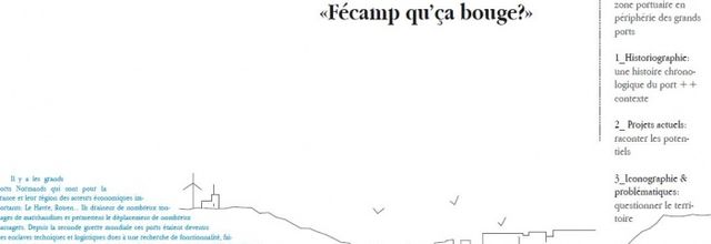 Fécamp port secondaire, Fécamp que ça bouge? Atamaniuk+Canté