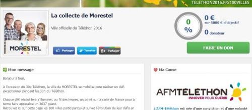 La collecte de Morestel