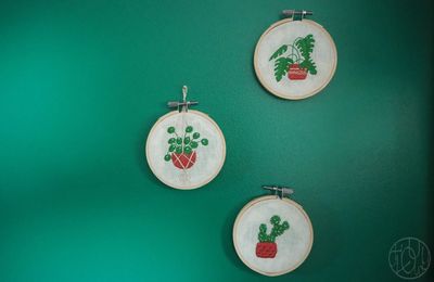 Mes dernières broderies...