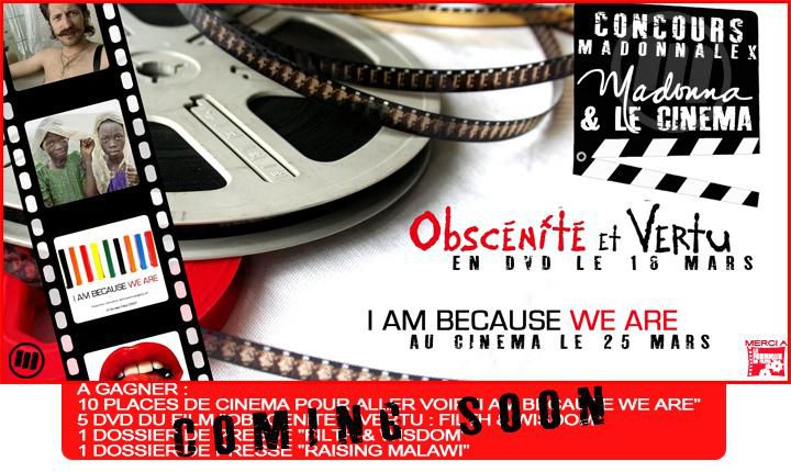 Concours Madonnalex  |  Madonna & le cinéma