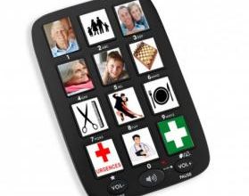 Boitier mémo téléphone filaire : 12 numéros accessibles par appuis sur larges touches 