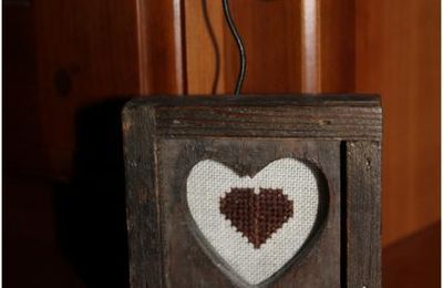 Petit coeur brodé