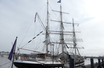 Bordeaux, port d'hivernage pour le Belem...