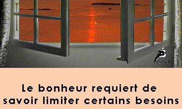 Le bonheur - citation en image du Pape François