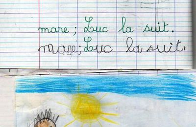 L'écriture cursive ne s'acquiert qu'à l'âge de... 