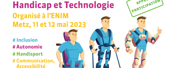 Chalenge Handicap & Technologie, Metz mai 2023 : Appel à participation