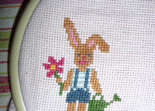 Lapin de Pâques et gagnante