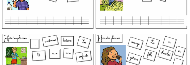 Production de phrases à partir du lexique