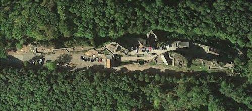 La légende des souterrains du Haut-Barr, petite présentation sur le site de Mr Yves Herbo. (Photo / Google Earth)