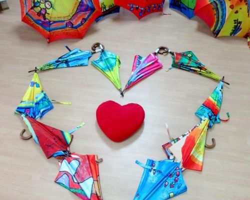 Les parapluies de la Saint-Valentin