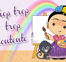CONTENTE,BONHEUR,blinkie,gif anime