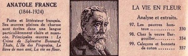 33 - La vie en fleur - Anatole France