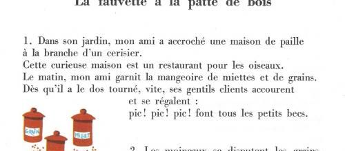 La fauvette à la patte de bois