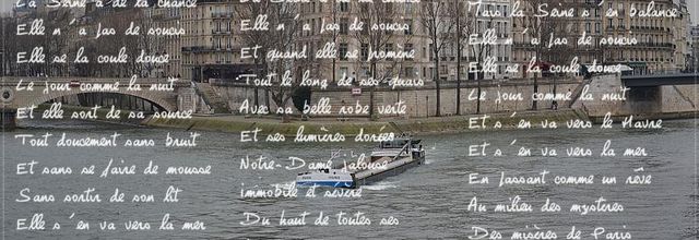 Chanson de la Seine de Jacques Prévert