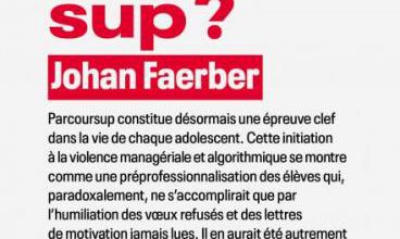 Parlez-vous le Parcoursup ?   -  Johan Faerber