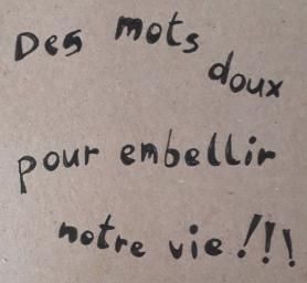 Carte "Mots doux"