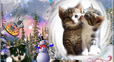 BONHOMME DE NEIGE ANIMAUX MUSIQUE