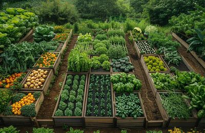 Le potager en mai