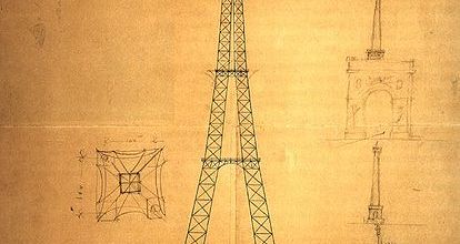 Les photos de la construction de la Tour Eiffel