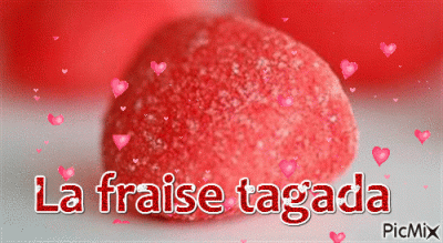Glace aux fraises tagada